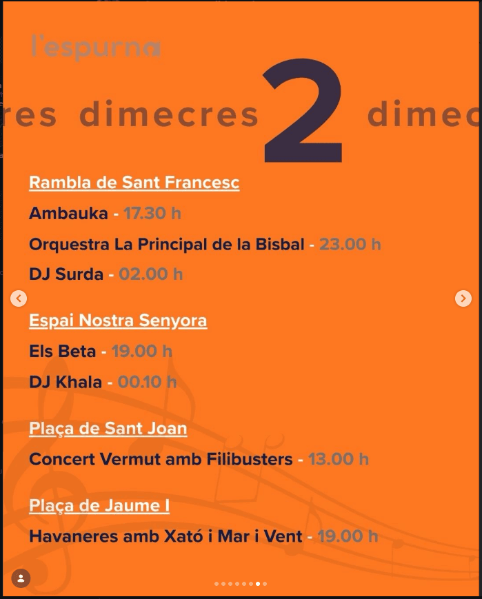 Concerts de la FM de Vilafranca 2026 del dimecres 2 de setembre